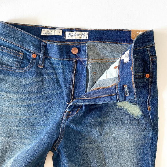 Madewell Denim - NWT Madewell 9" High-Rise Skinny Jeans in Distressed Finish, Size UK 31